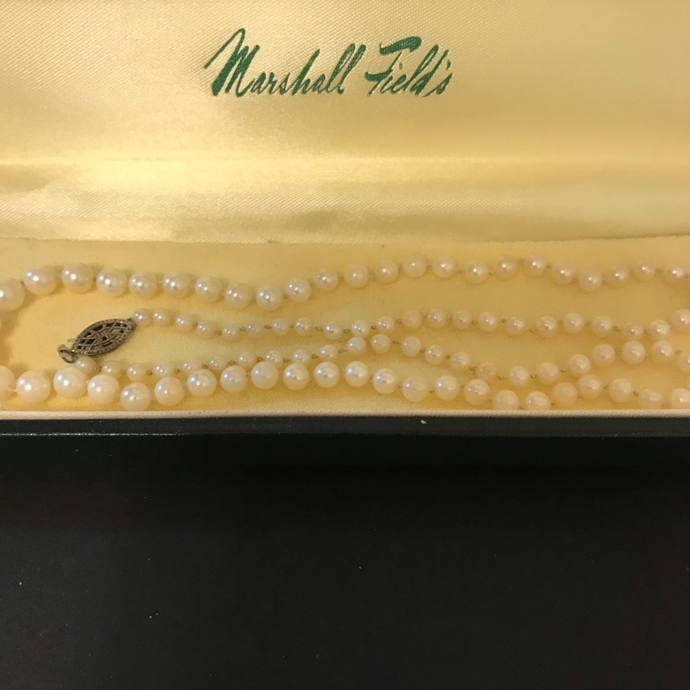 Vintage 70’s Cultured Pearl Necklace